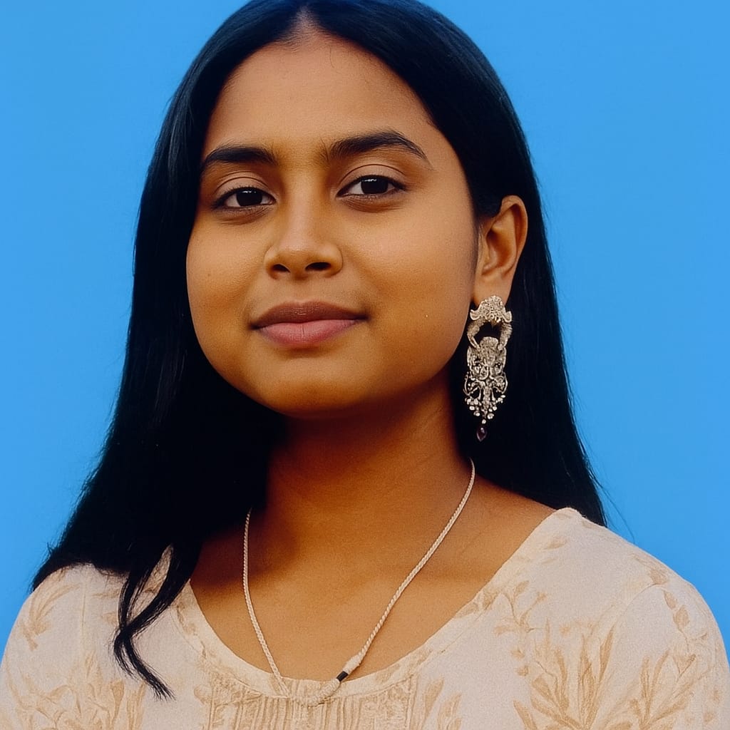 Nandani Kumari, Library Incharge at A.V.M. Library Teghra