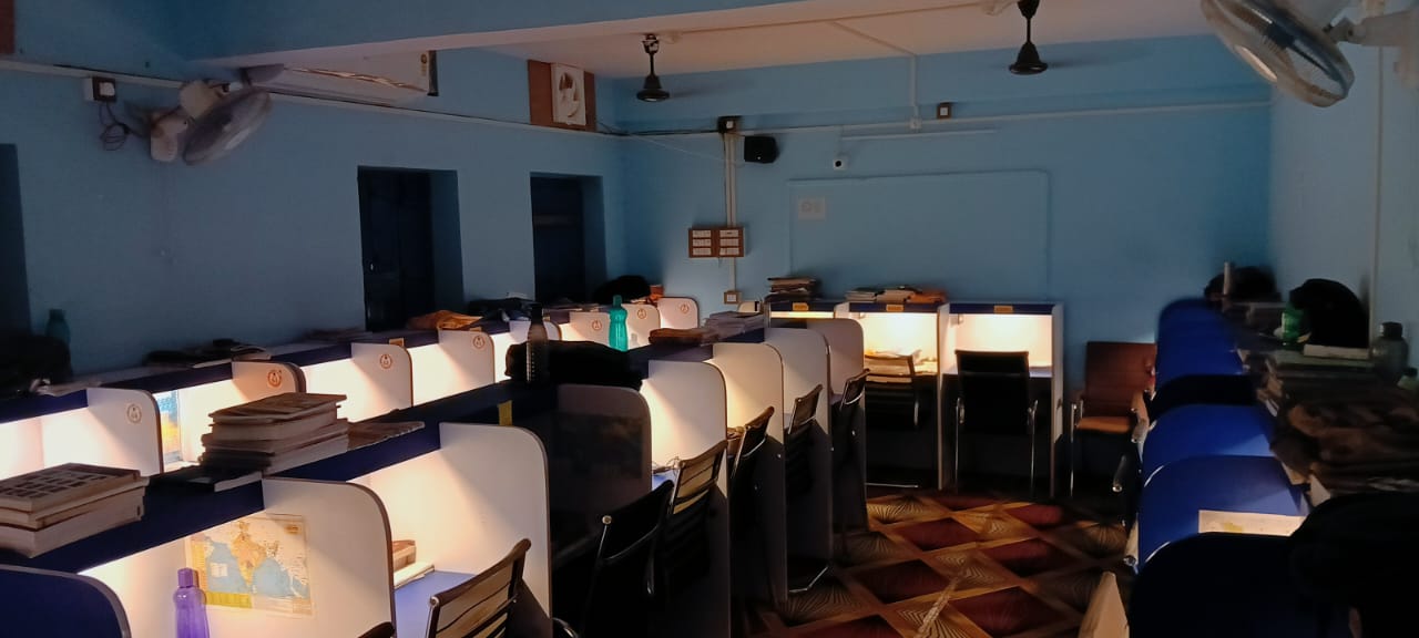 Inside view of the best library in Teghra