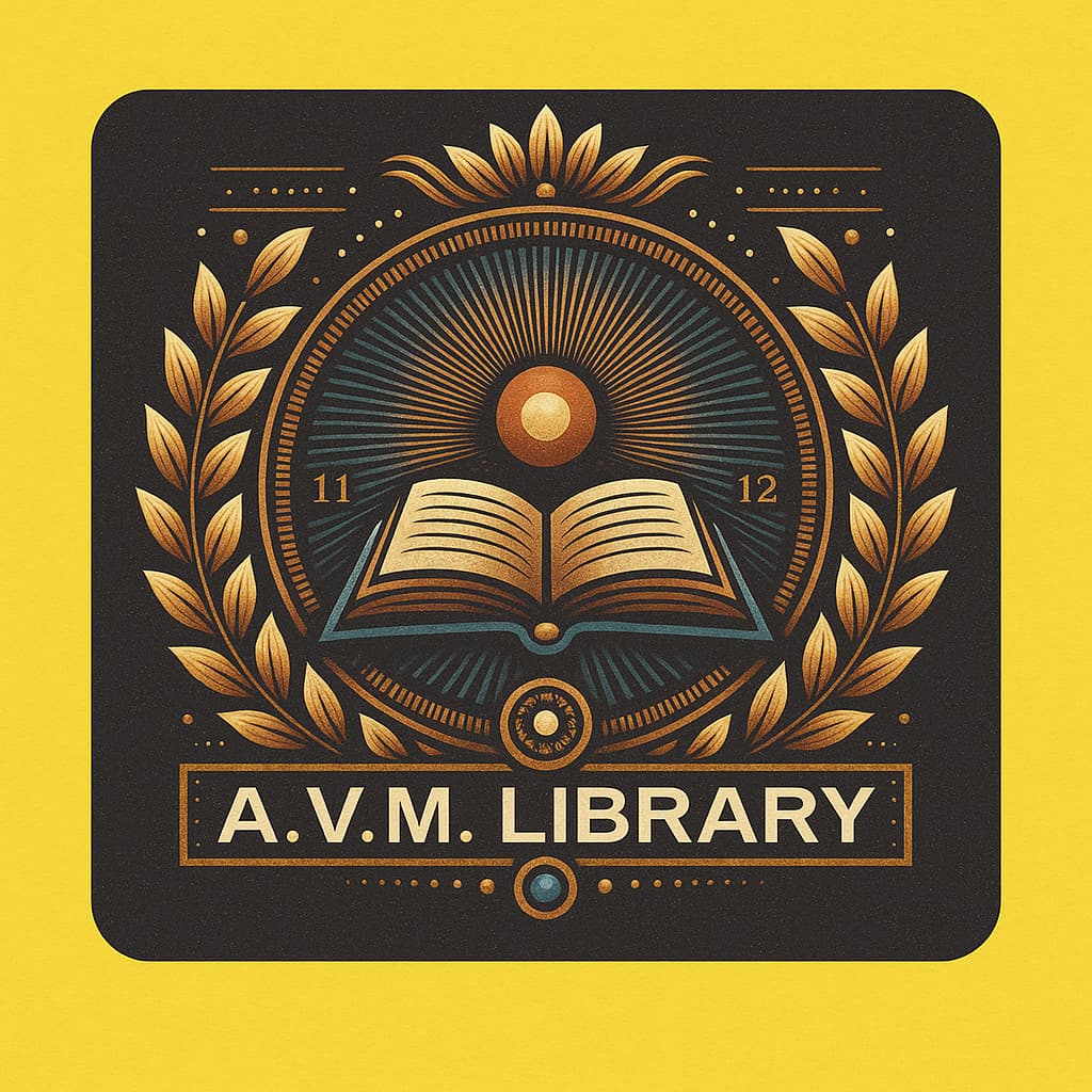 A.V.M. Library Logo - Teghra